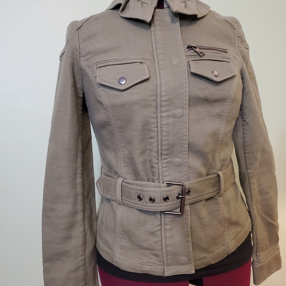 Banana Republic Women's Green Military Jacket Sz 6